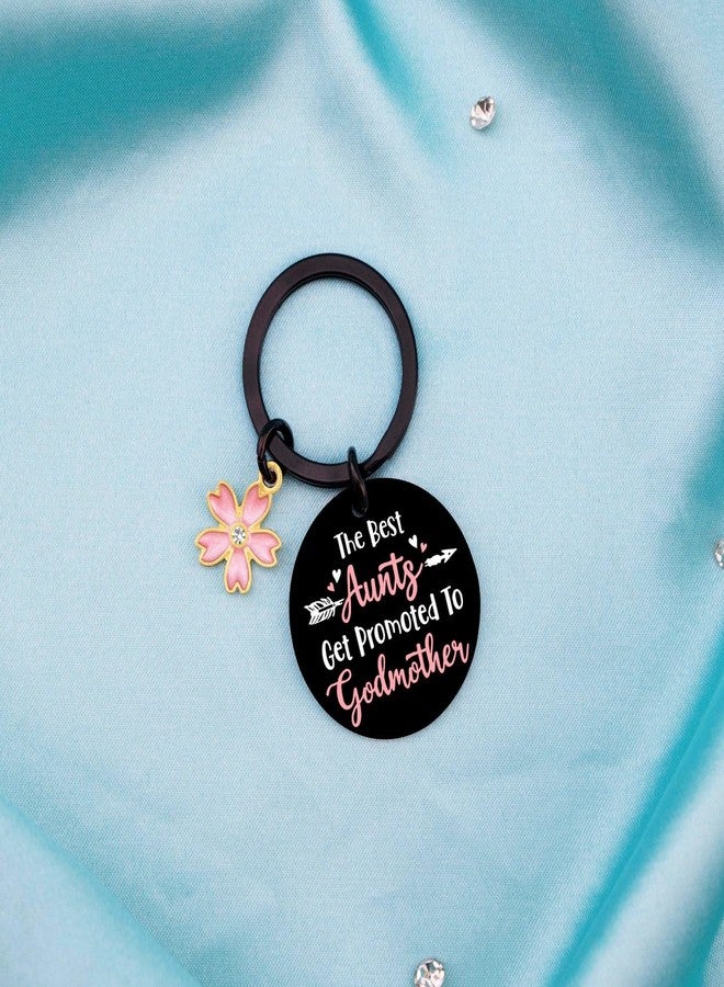 Aisity Godmother Gift Keychain for Women Godmother Proposal Gift Christian Baptism Gifts for Women God Mother Cute Pregnancy Baby Announcement Present Christmas Stocking Stuffers - Image 2